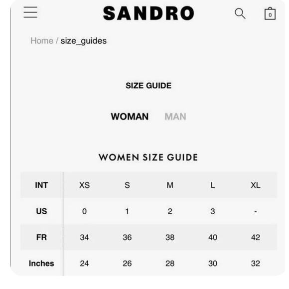 Sandro Kyra Crepe Dress in Black Size 1 US Small Lace Career Chic - Picture 13 of 13